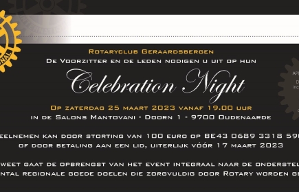 Rc Geraardsbergen viert op 25 maart 2023 zijn 30 jarig jubileum in Salons Mantovani te Oudenaarde.